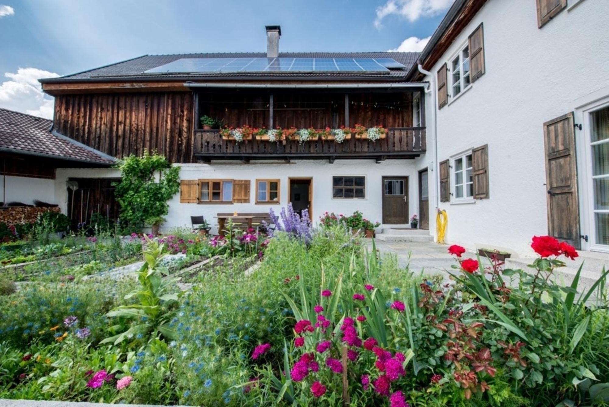 Ferienwohnung Lacherhof Seehausen am Staffelsee Esterno foto